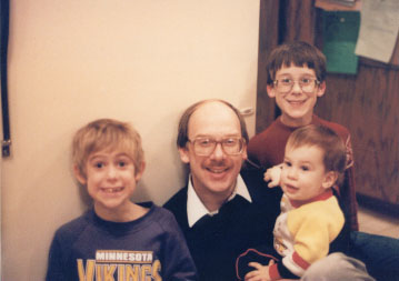 1987 - The men/boys of the Williams Family